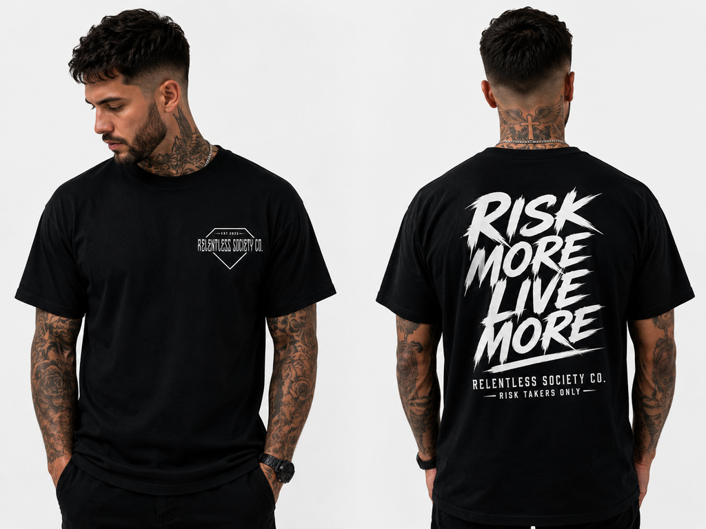 Risk More Live More Tee