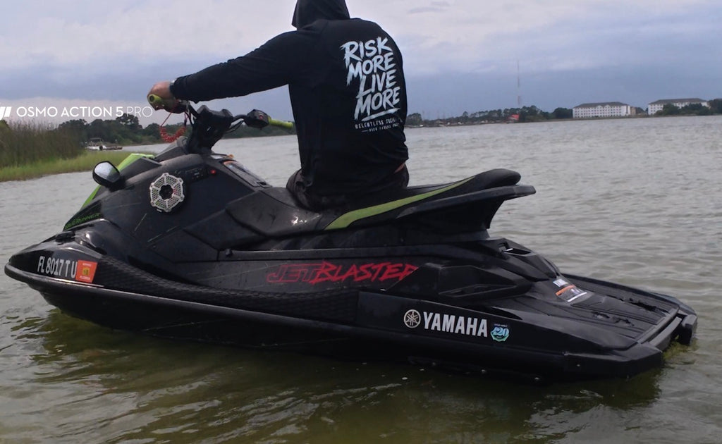 Risk More. Live More. Performance Fishing Hoodie | SPF 50 Sun Shirt