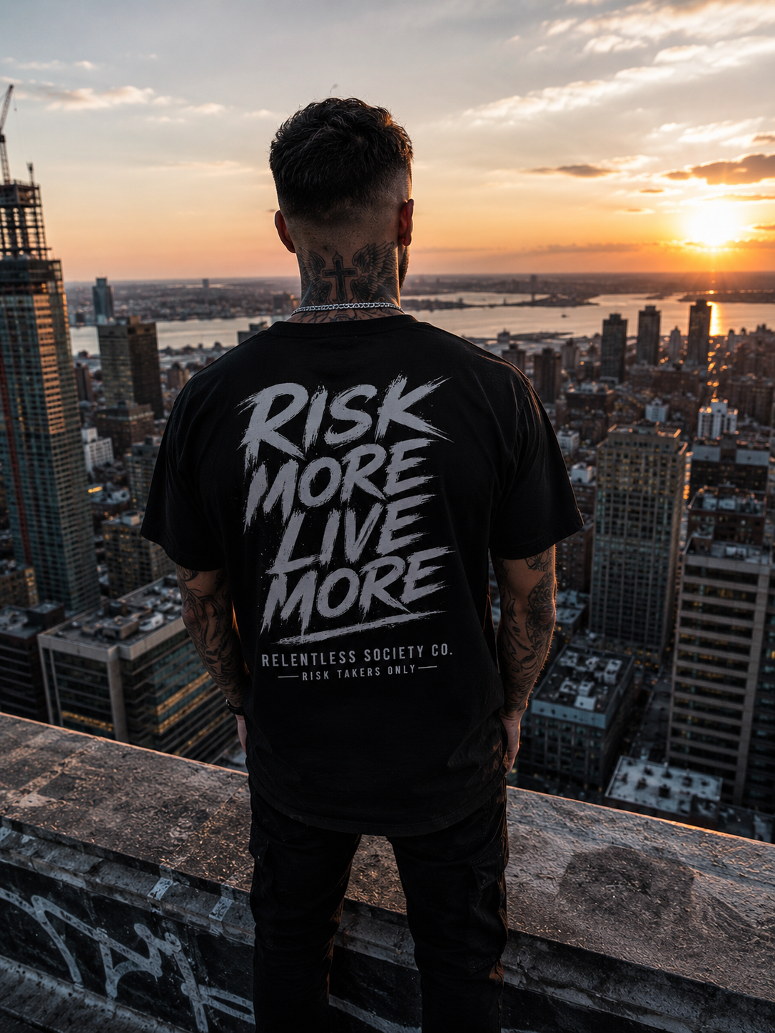 Risk More Live More Tee